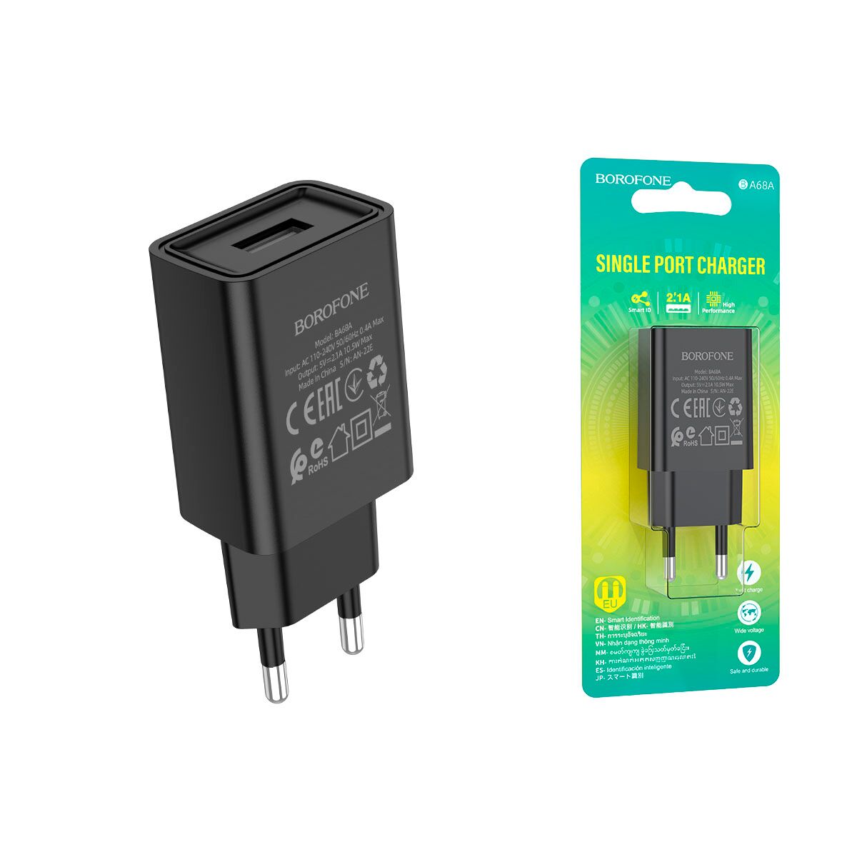 Single Port Charger Borofone BA68A
