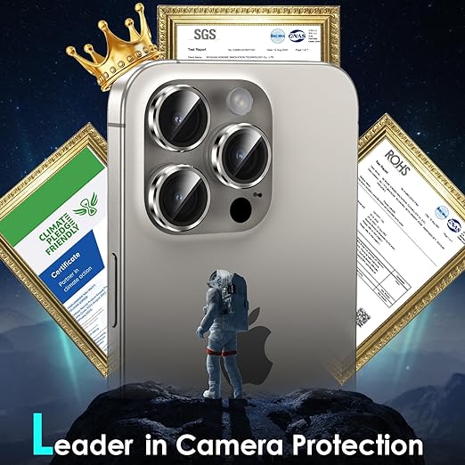 Lens Shield Ring + Glass For iPhone series