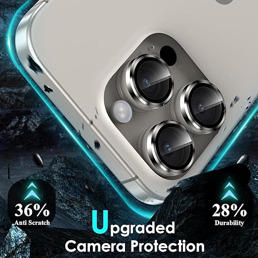 Lens Shield Ring + Glass For iPhone series