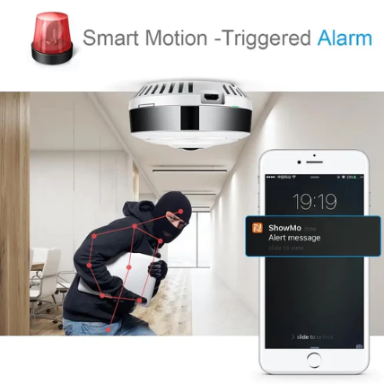V380 360 Degree Panoramic Fish Eye IP Camera 1080P Wifi Security Camera