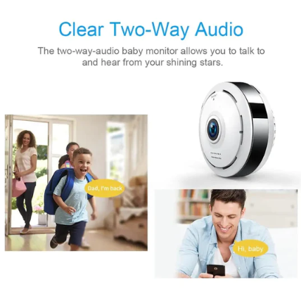 V380 360 Degree Panoramic Fish Eye IP Camera 1080P Wifi Security Camera