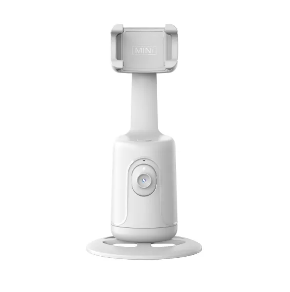 360 Degree Rotation AI Auto Face Object Tracking Mobile Stand Cell Phone Holder