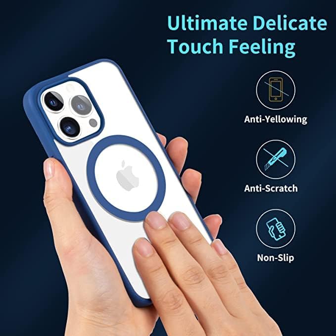 Berlia Magnetic Slim Clear Case for iPhone series