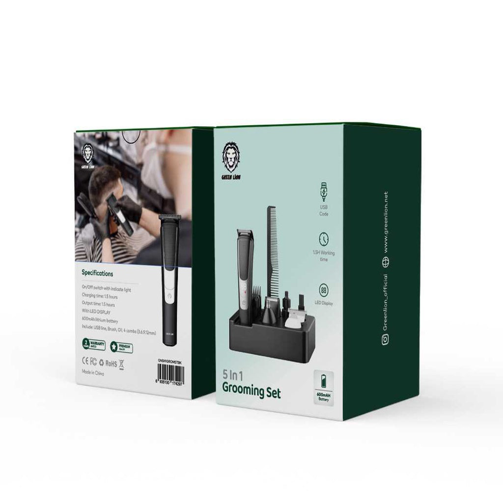 Hair Trimmer 5 In 1 Grooming Set