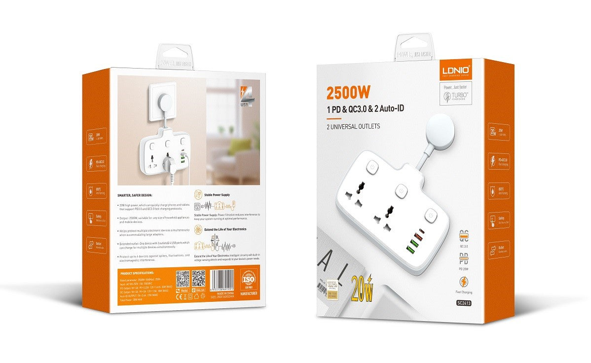 Power Strip LDNIO 2500W SC2413