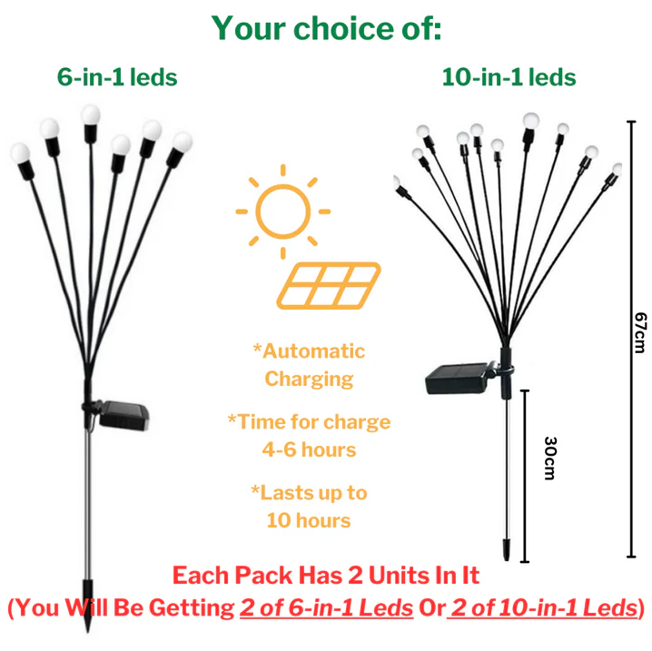 Solar Firefly Lights