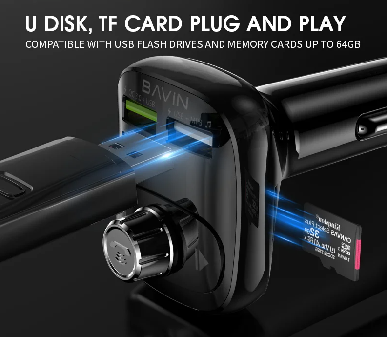 Car Fm Transmitter Bavin BM-02