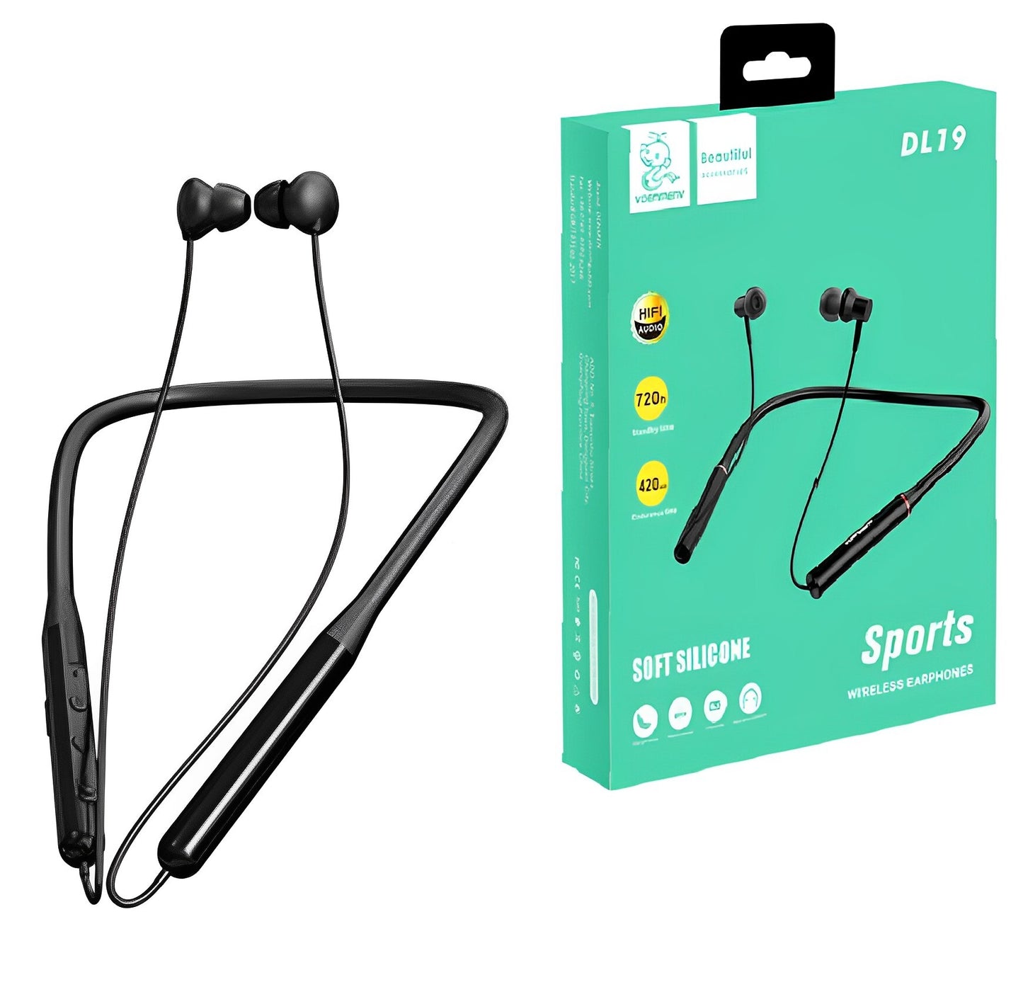 Denman Sports Wireless Earphones DL19