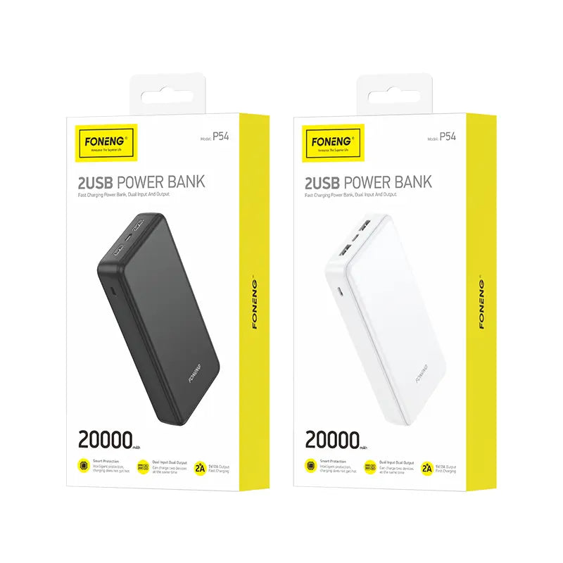 Foneng 2 Usb Power Bank 20,000mAh P54