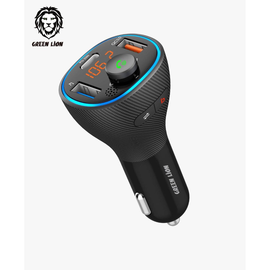 Car FM Transmitter Kit Green Lion