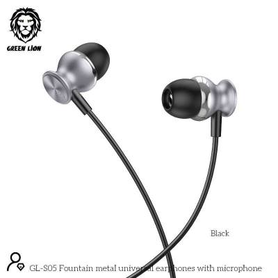 Earphones Green Lion Metal