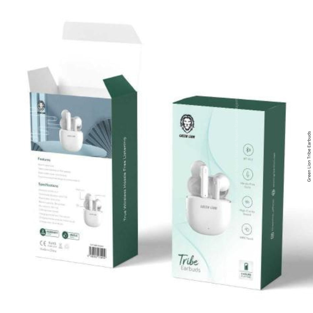 Wireless Stereo Earphones Green Lion Tribe