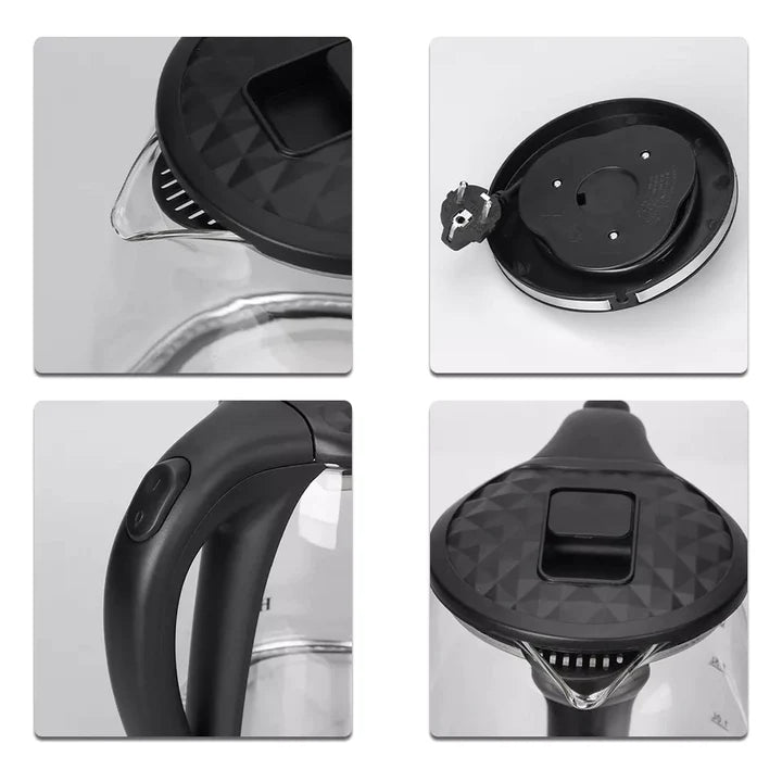 Raf Glass 2 Liters Electric Kettle Heater R7865