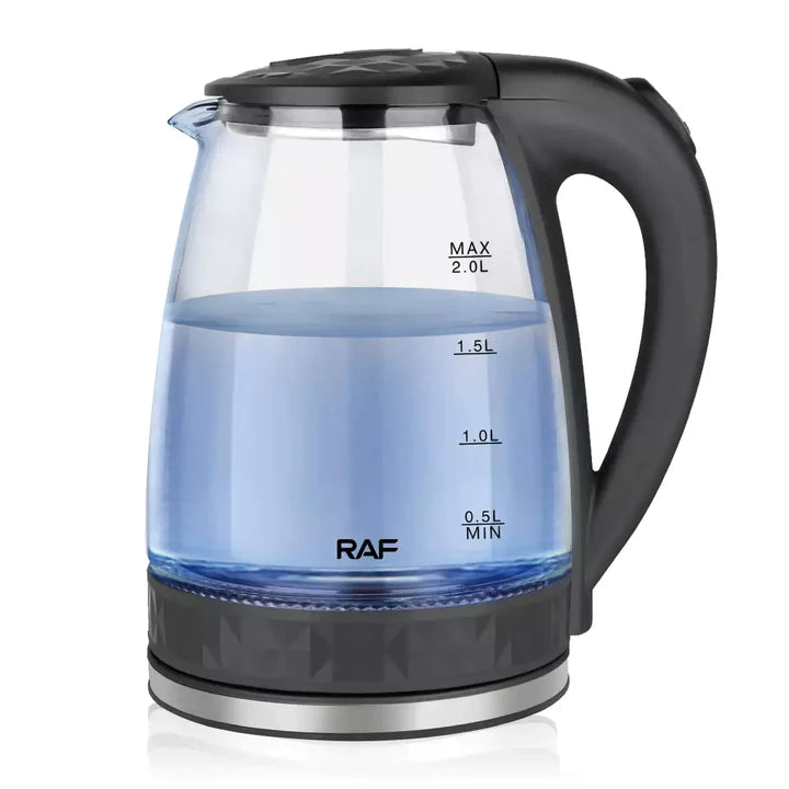 Raf Glass 2 Liters Electric Kettle Heater R7865