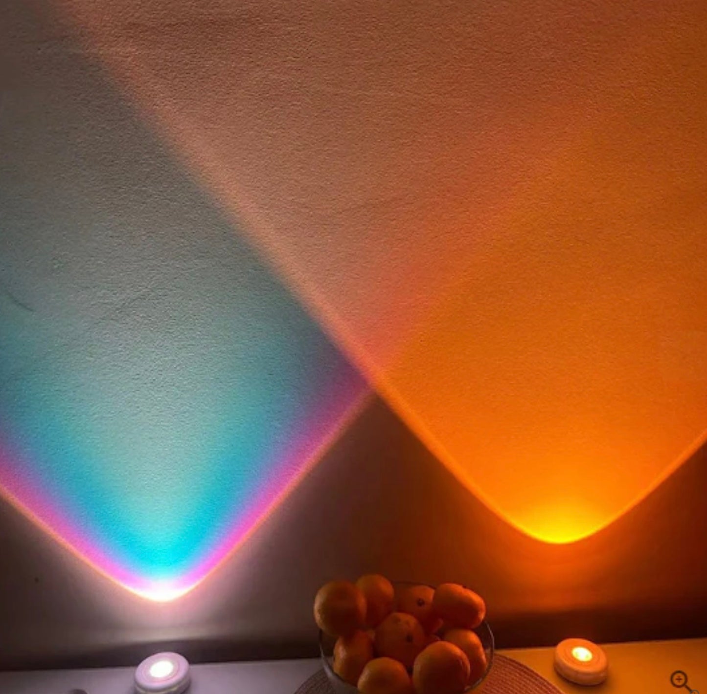 Sphere Lights ,Bedroom Decor Lights Touch Sunset Lamp Cabinet Ambient Night Light for Wall