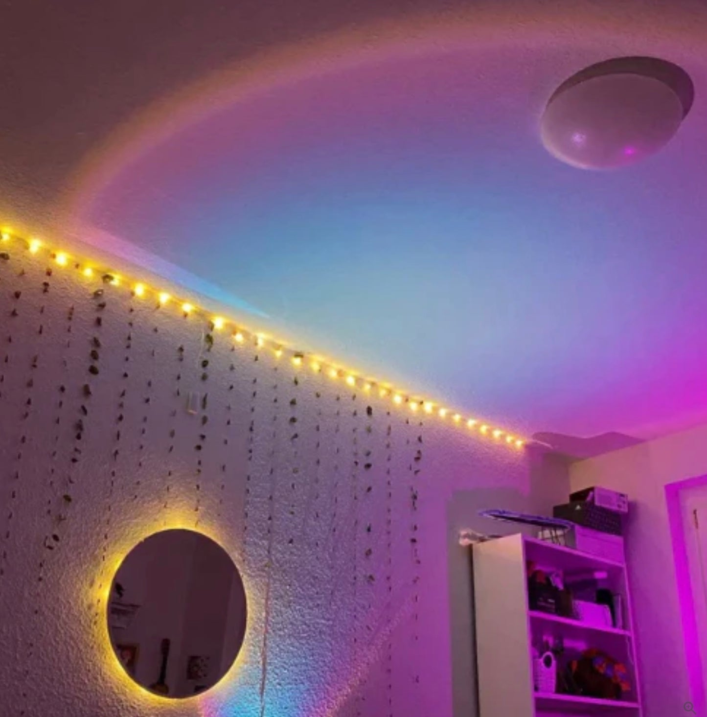 Sphere Lights ,Bedroom Decor Lights Touch Sunset Lamp Cabinet Ambient Night Light for Wall
