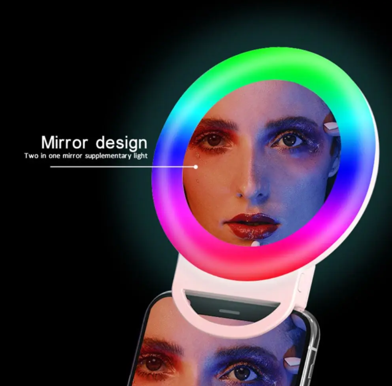 Selfie Mobile Phone Ring Light RGB A4S
