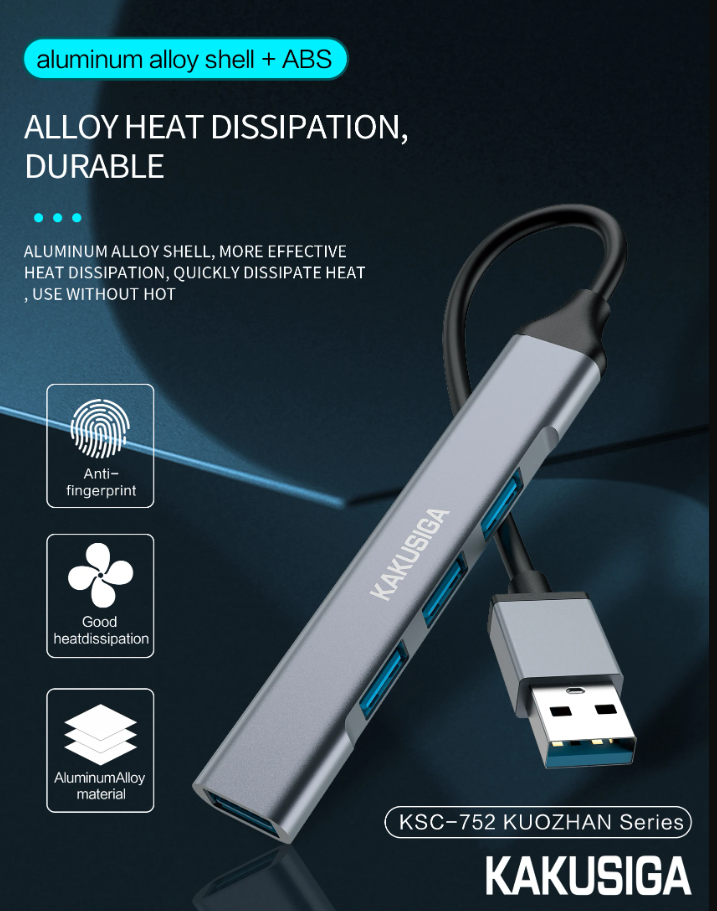 4in1 Converter USB-A To Usb OR Type-C To Usb 3.0 Converter Kakusiga KSC752Kakusiga KSC-751