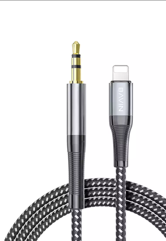 BAVIN AUX Cable Aux-3.5mm to Lightning or Type-c