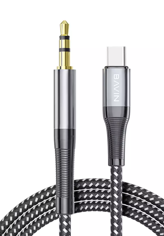 BAVIN AUX Cable Aux-3.5mm to Lightning or Type-c