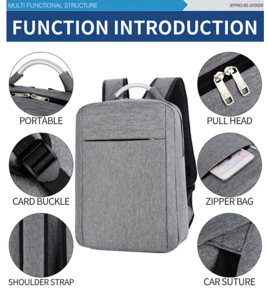 Backpack Multifunctional Business Laptop Backpack With USB Charging
