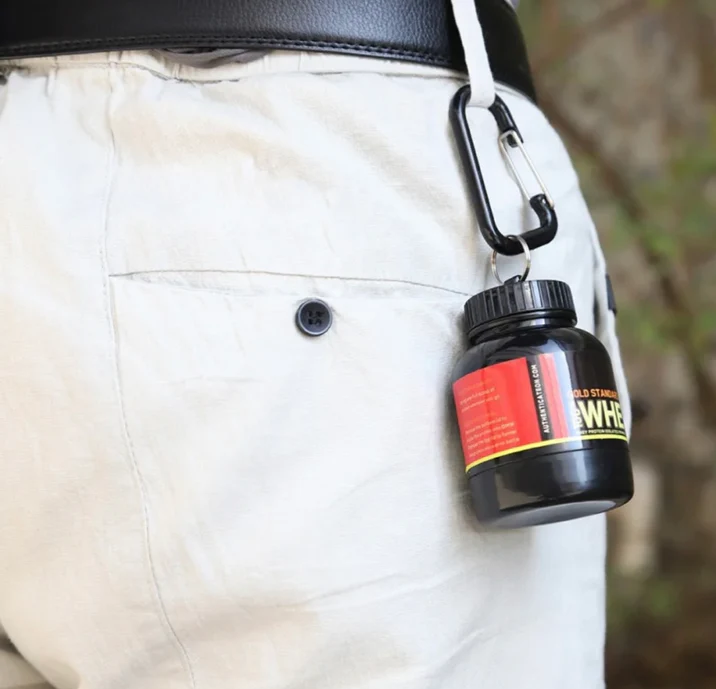 Mini Whey Protein Keychain