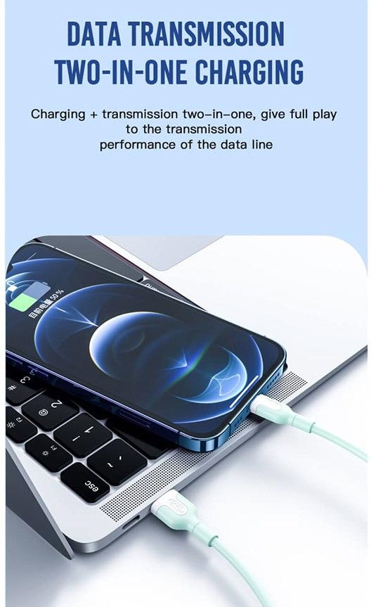 Fast Charging USB Cable XO-NB212 Lightning/Type-C/Micro