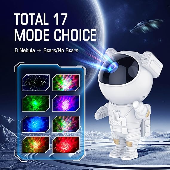 Astronaut Light Projector, Bluetooth Music Speaker, Star Projector Galaxy ,Astronaut Nebula Galaxy Projector Night Light.