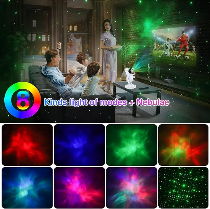 Astronaut Light Projector, Bluetooth Music Speaker, Star Projector Galaxy ,Astronaut Nebula Galaxy Projector Night Light.