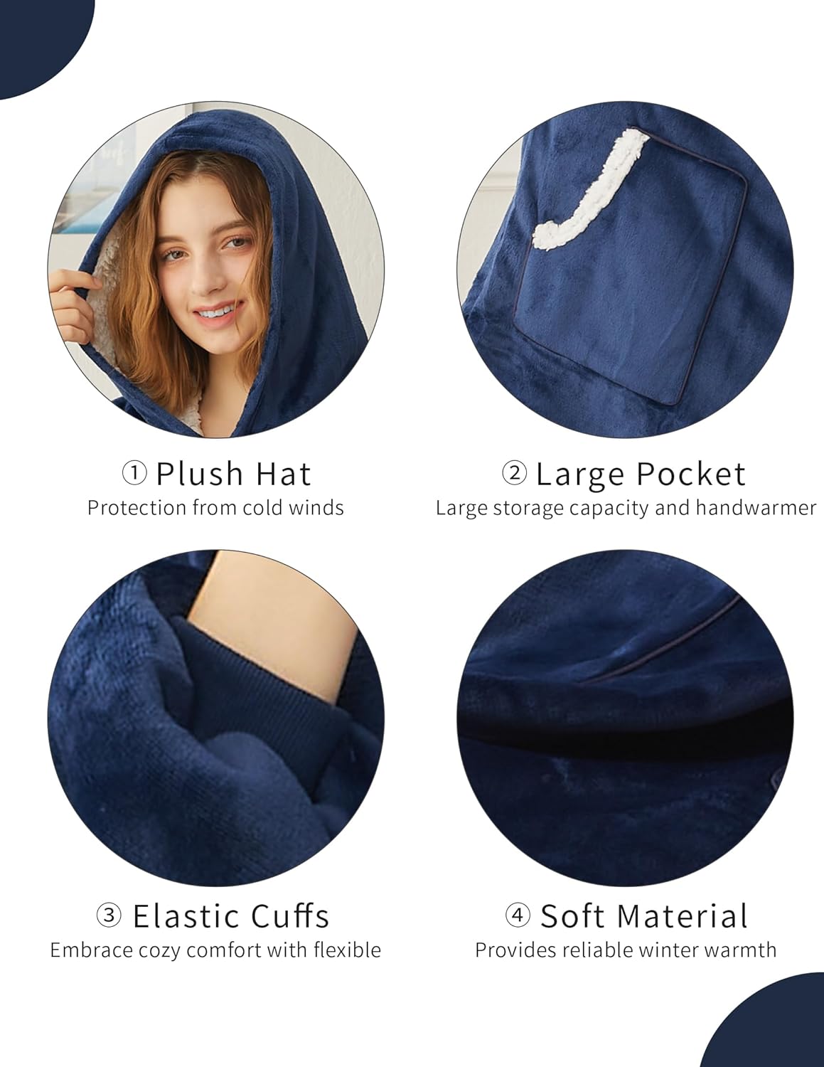 Wearable Blanket Hoodie