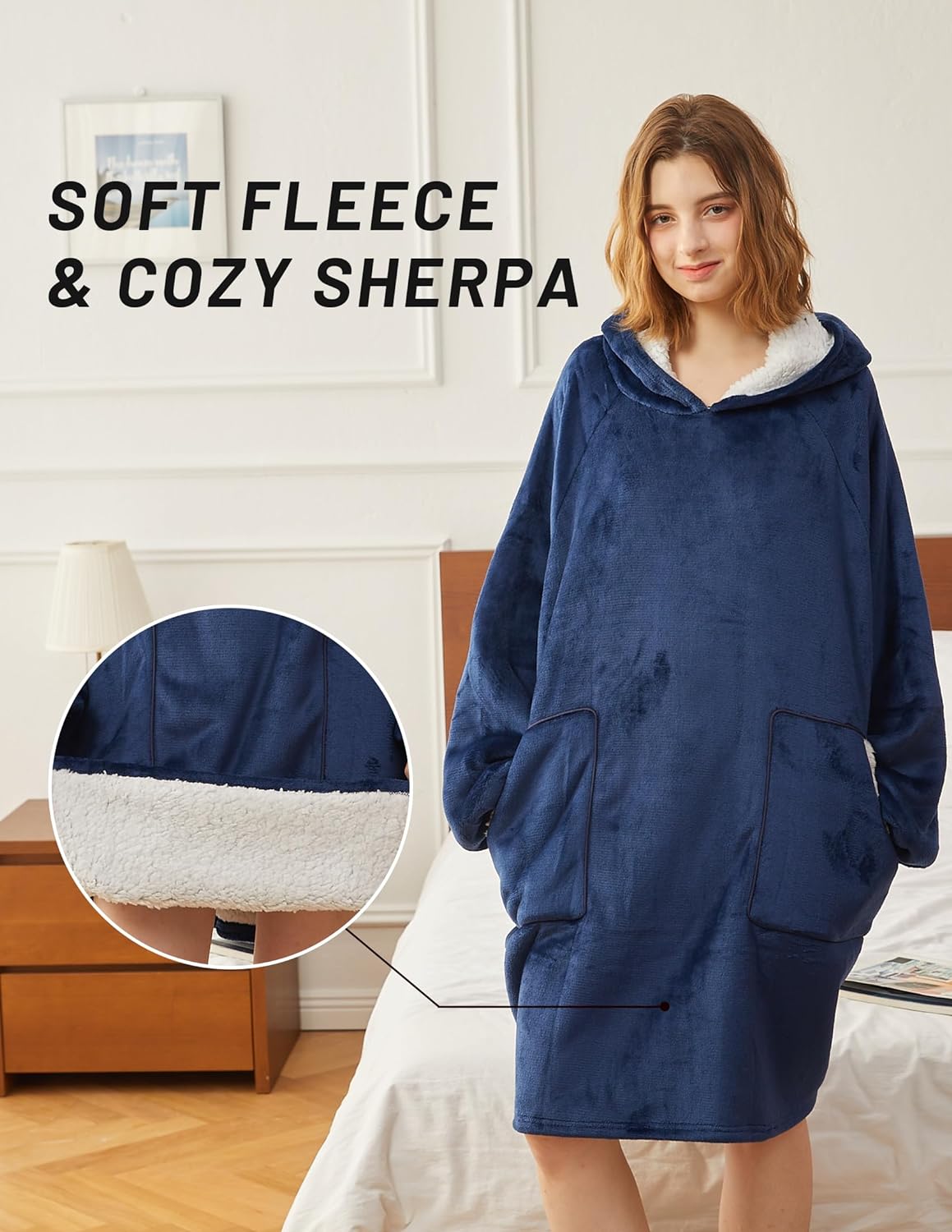 Wearable Blanket Hoodie