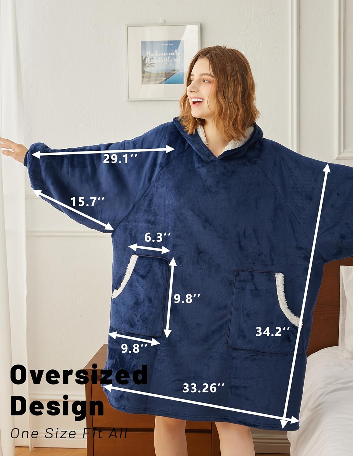 Wearable Blanket Hoodie