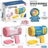 Bubble Gun 40 Holes For Kids With Light