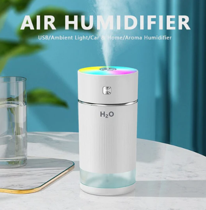 Air Humidifier Aromatherapy Colorful Lights USB Rechargeable 240ml Car Humidifier Portable