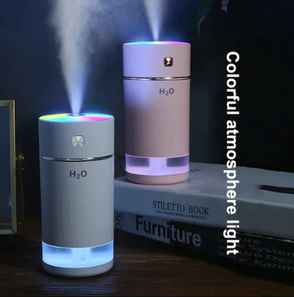 Air Humidifier Aromatherapy Colorful Lights USB Rechargeable 240ml Car Humidifier Portable