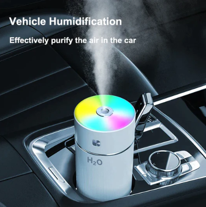 Air Humidifier Aromatherapy Colorful Lights USB Rechargeable 240ml Car Humidifier Portable
