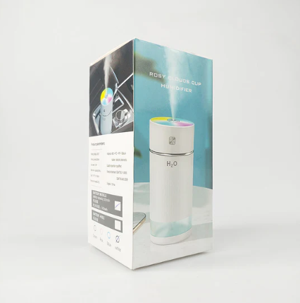 Air Humidifier Aromatherapy Colorful Lights USB Rechargeable 240ml Car Humidifier Portable