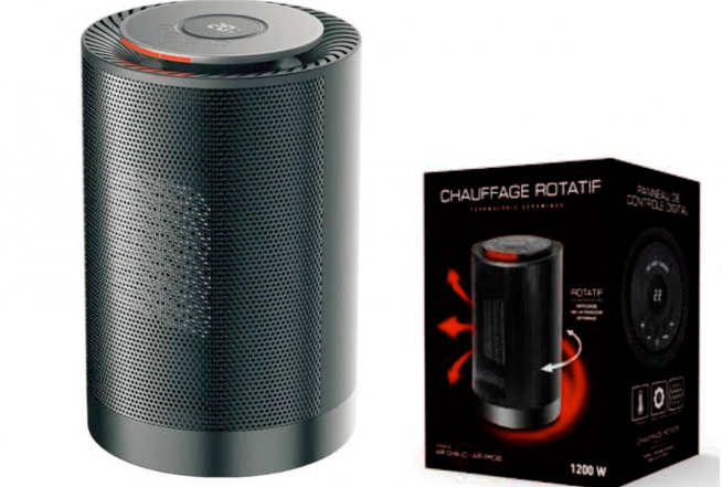 CERAMIC ROTARY FAN HEATER 1200WATT