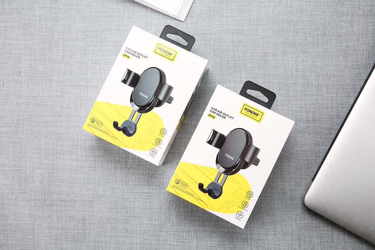Metal Gravity Car Mount phone holder FONENG CP10