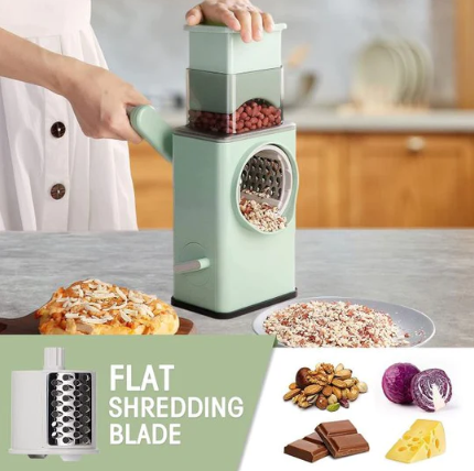 Multifunctional Rotary Vegetable Cutter 3 In 1 Shredder