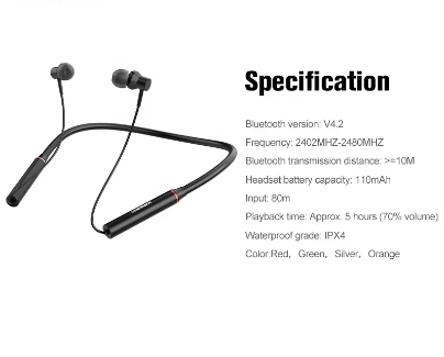 Denman Sports Wireless Earphones DL19