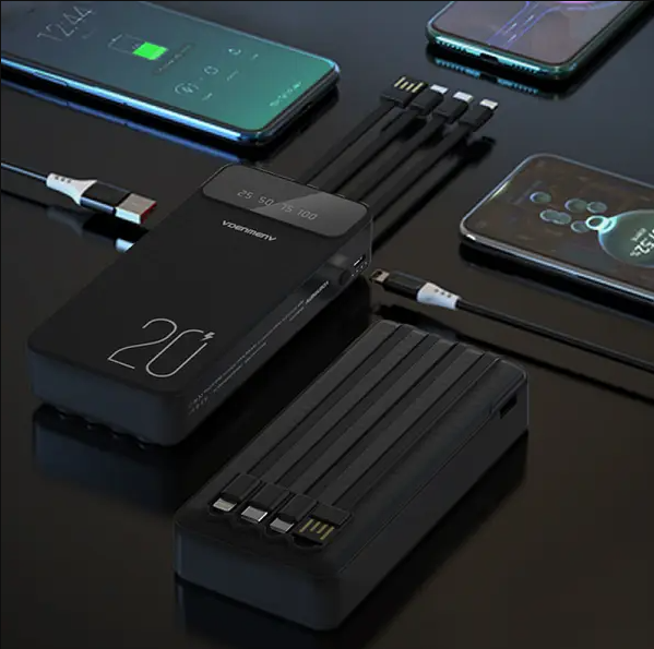 Dismountable Power Bank 4in1 Denmen 20,000mAh DP20