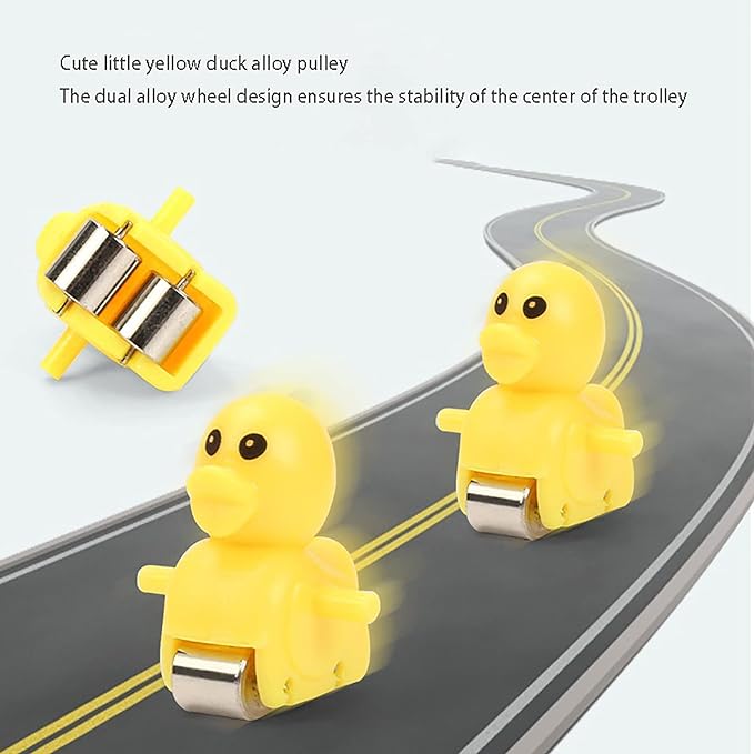 Electric Duck Climbing Stair Toy Kids Roller Coaster Duck Toy Gift