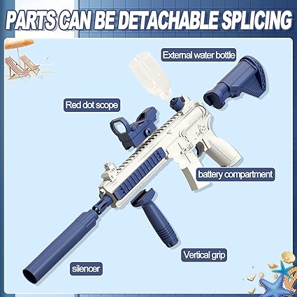 Electric Assault Water Gun 10M range