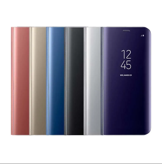 Flip Cover Clear View for Samsung Mobile Phones