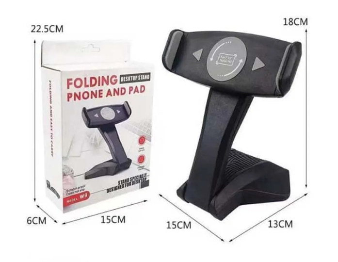 Folding Phone/iPad/Tablet Desktop Stand W9