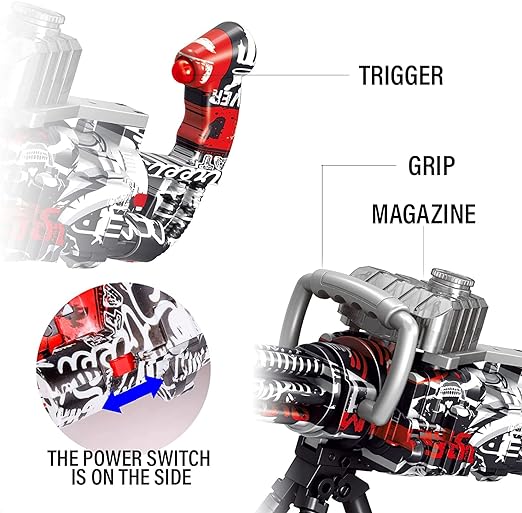 The new generation Gatling Gel Ball Gun Combo cross fire