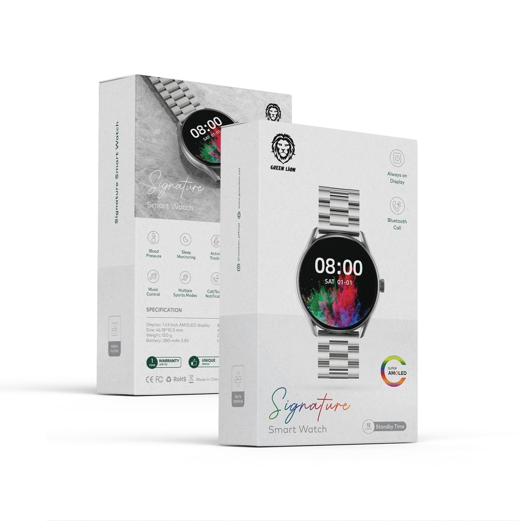 Signature Smart Watch Green Lion