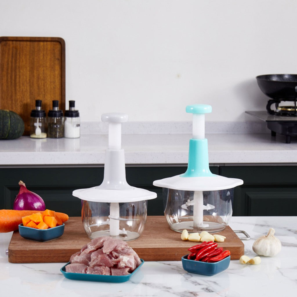 Hand food processor pushing vegetable cooker Manual