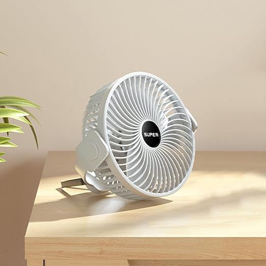 USB Rechargeable Small Ceiling Fan Portable Outdoor Indoor Hanging Fan Desktop Mini Multi-Function Fan